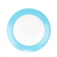 Seltmann Weiden Liberty Pure Colours Lagoon Blue Суповая тарелка круглая 23,5 см