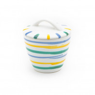 Gmundner керамика Buntgeflammt Сахарница Gourmet d: 9 cm / h: 10,5 cm