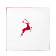 Gmundner керамика Roter Hirsch Квадратное блюдо 31x31x2,8 см
