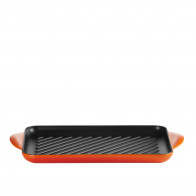 Le Creuset Grillpfannen und Grillplatten Прямоугольная гриль-пластина печной красный 32 см