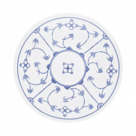Kahla синий Saks - Indisch синий - Strohblumenmuster Пиатто 23,5 см
