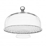 Nachtmann Bossa Nova Tortenplatte mit Haube 32 cm