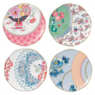 Wedgwood Butterfly Bloom Набор десертных тарелок, 4 шт., 20 см