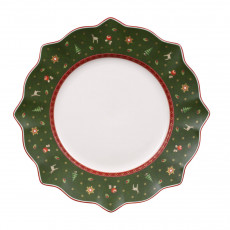 Villeroy & Boch Toy's Delight Зеленая обеденная тарелка 29 см