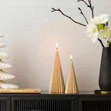 Villeroy & Boch Christmas Chic Свеча елка золотая 24 см