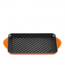 Le Creuset Grillpfannen und Grillplatten Прямоугольная гриль-пластина печной красный 32 см