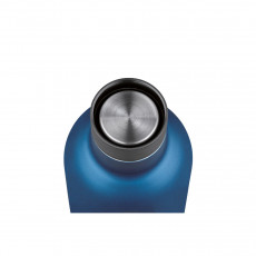 cilio DELUXE Isoliertrinkflasche blau matt 0,45 L