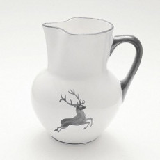 Gmundner керамика Grauer Hirsch Венский кувшин форма 1,5 L / 20 cm