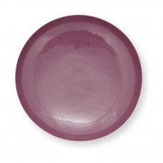 Pip Studio Home Accessories Niedriges Schale Metall Lilac 12,5x35cm
