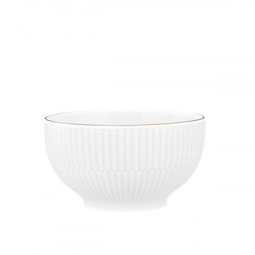 Seltmann Weiden Amina Weiß Goldrand Café au lait miska 13 cm