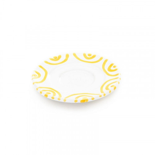Gmundner Keramik Gelbgeflammt Mokka- / Espresso-šálek Gourmet d: 11 cm