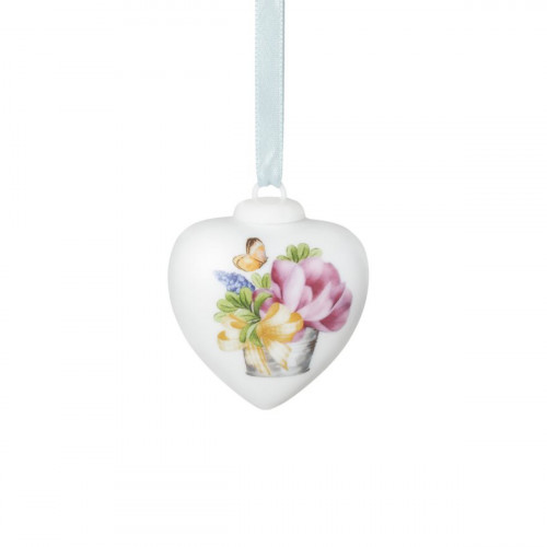 Hutschenreuther Mini-Herz Frühlingsgrüße Porcelánové mini srdce 4,5 cm