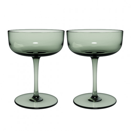like. by Villeroy & Boch Like Glass Sage Like Sage Sektschale / Dessertschale Set 2 ks 0,1 L