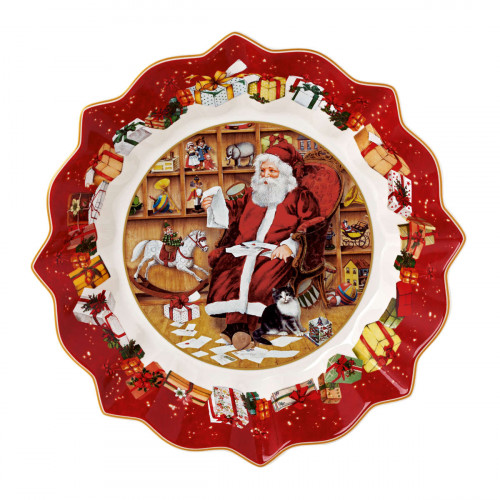 Villeroy & Boch Toy's Fantasy Velká mísa - Santa čte seznam přání d: 25 cm / v: 4 cm