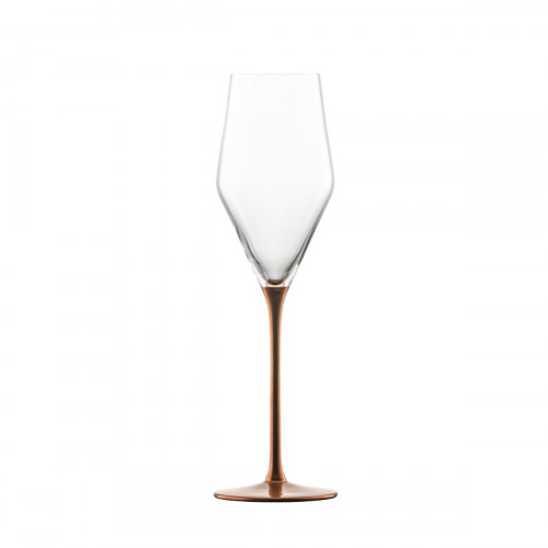 Eisch Kaya Kupfer Šampaňský pohár s pěnovým bodem h: 246 mm / 260 ml