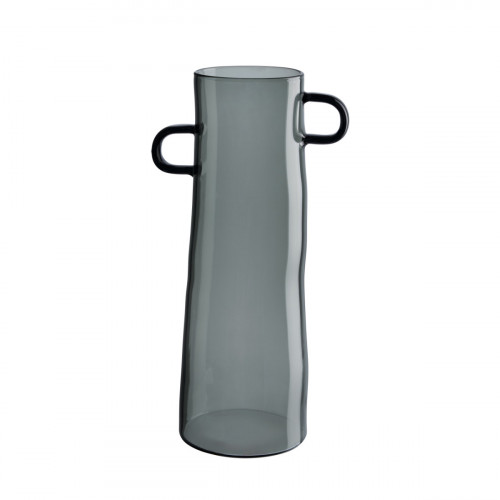 ASA Rayu Glass Vase Grey 28 cm