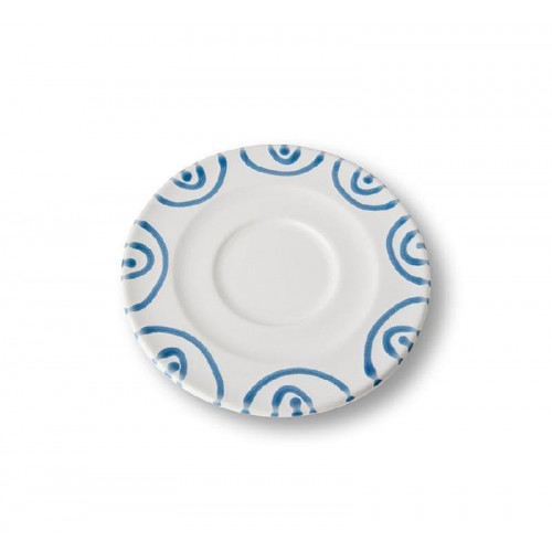 Gmundner Keramik Blaugeflammt Cappuccino podšálek Gourmet d: 14 cm
