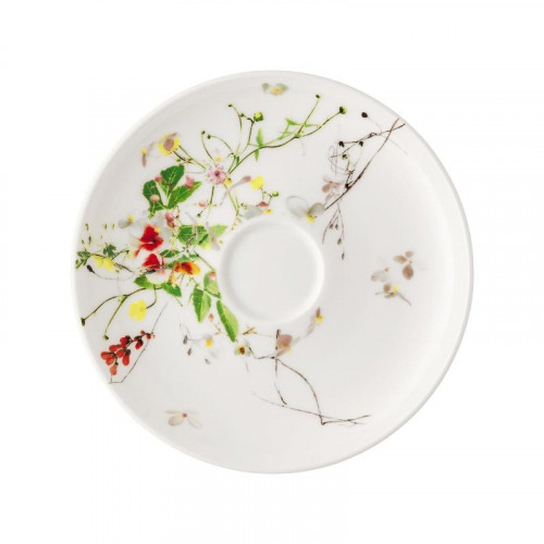 Rosenthal Brillance Fleurs Sauvages Podšálka na kávové/čajové/cappuccino šálky Coup 14 cm