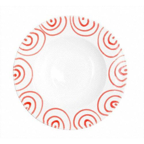 Gmundner Keramik Rotgeflammt Talíř na těstoviny Gourmet d: 29 cm / h: 4,5 cm