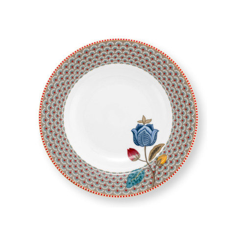 Pip Studio Blooming Tales Khaki Suppenteller 21,5 cm