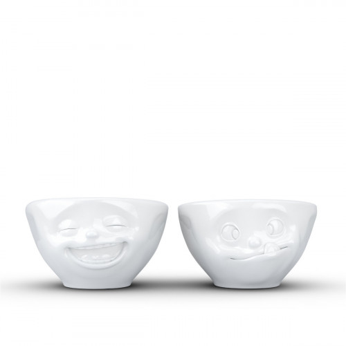 Fiftyeight Products TV Tassen TV hrnek Dip-Set 2 ks - smějící se a lahodný 0,10 L