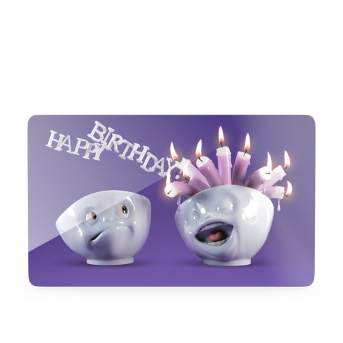 Fiftyeight Products TV Tassen Snídaňové prkénko Happy Birthday 23,4 cm x 14,3 cm