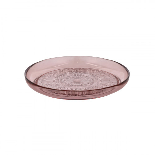 Bitz Kusintha - Glas pink Talíř d: 25 cm