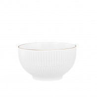 Seltmann Weiden Amina Weiß Goldrand Cappuccino miska 11,5 cm
