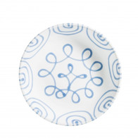 Gmundner Keramik Blaugeflammt Polévkový talíř Cup d: 20 cm / h: 4,4 cm