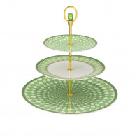 Swarovski x Rosenthal SIGNUM Fern Etagere 3dílná