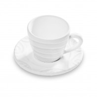 Gmundner Keramik Weißgeflammt Espresso Gourmet pro vás v dárkové krabičce sada 2 kusů.