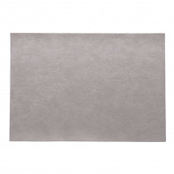ASA SELECTION Table Tops Vegan Leather Podložka na stůl silver cloud 33x46 cm