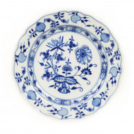 Meissen Zwiebelmuster kobaltblau - weißer Rand Tanec 18 cm