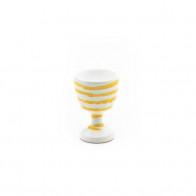 Gmundner Keramik Gelbgeflammt Vajíčkový pohár hladký d: 4,9 cm / h: 7,5 cm