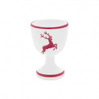 Gmundner Keramik Rubinroter Hirsch Vajíčko hrnek hladký d: 4,9 cm / h: 7,5 cm