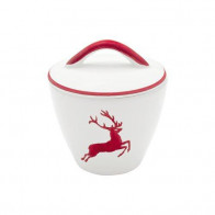 Gmundner Keramik Rubinroter Hirsch Cukřenka Gourmet d: 9 cm / h: 10,5 cm