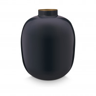 Pip Studio Home Accessories Vase Metall Mid Blue 32 cm
