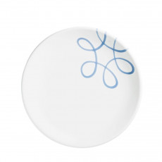 Gmundner Keramik Pur Geflammt Blau Desertní talíř / Snídaňový talíř Cup d: 20 cm / h: 2,6 cm