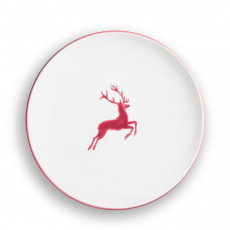 Gmundner Keramik Roter Hirsch Talíř Cup d: 25 cm / h: 2,8 cm