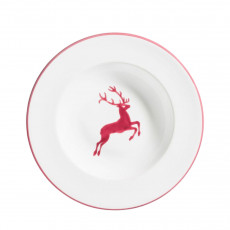 Gmundner Keramik Roter Hirsch Miska na polévku Gourmet d: 24 cm / h: 4 cm