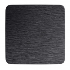 Villeroy & Boch Manufacture Rock Servírovací talíř / Gurmánský talíř čtvercový 32,5x32,5x1,5 cm