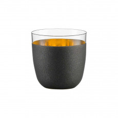 Eisch Cosmo schwarz gold Šampaňský pohár 390 ml / 9,1 cm