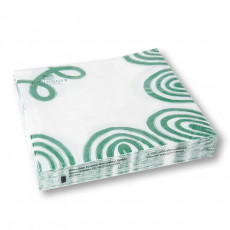 Gmundner Keramik Grüngeflammt Ubrousky Lunch 33x33 cm 20 kusů
