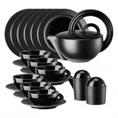 Rosenthal studio-line Cupola Černý čajový set 21 dílů - omezeno na 49 kusů