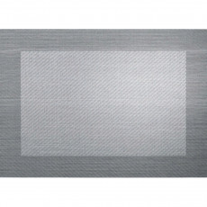ASA SELECTION Table Tops PVC Metallic Podložka na stůl stříbrná černá 33x46 cm