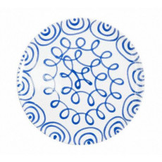 Gmundner Keramik Blaugeflammt Podávací talíř Cup d: 32 cm / h: 2,2 cm