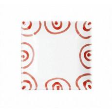 Gmundner Keramik Rotgeflammt Pracovní miska 11x11x2,8 cm