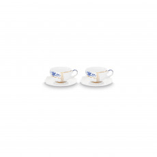 Pip Studio Royal White Espresso-Set 4-tlg. im GK 0,12 L