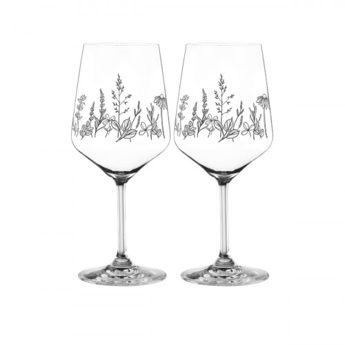 Nachtmann Tattoo Vin/Spritz glas - botanical black 2-pak