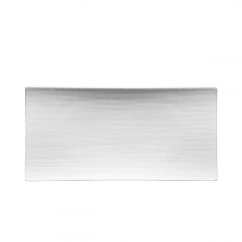Rosenthal Mesh Weiß Plade flad 26x13 cm